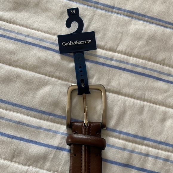 Mens Croft and Barrow Brown Belt Size 34 - Picture 1 of 4